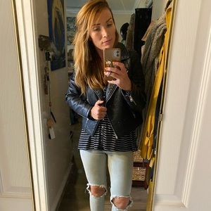 American Eagle Black moto jacket